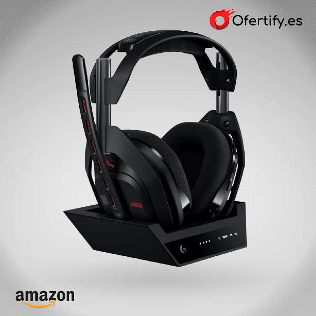 Auriculares inalámbricos Logitech G Astro A50, sonido envolvente y versatilidad. | Ofertify