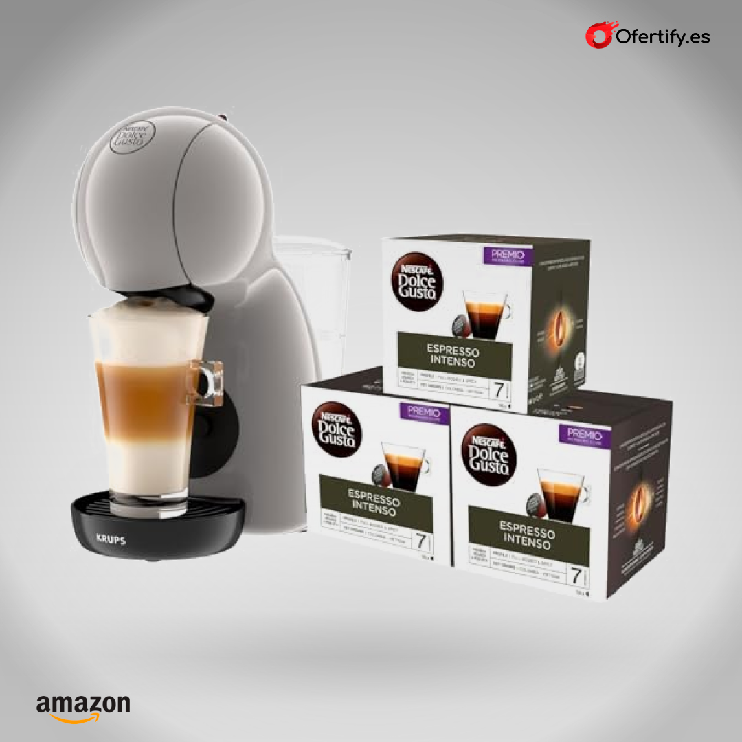 Cafetera ultracompacta multibebida Taupe, compatible Dolce Gusto®, incluye packs. | Ofertify