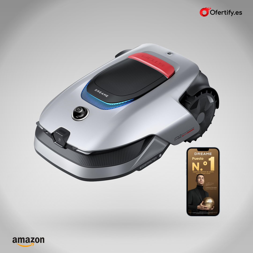 Cortacésped robótico inalámbrico con navegación LiDAR 3D, visión inteligente y mapas duales. | Ofertify