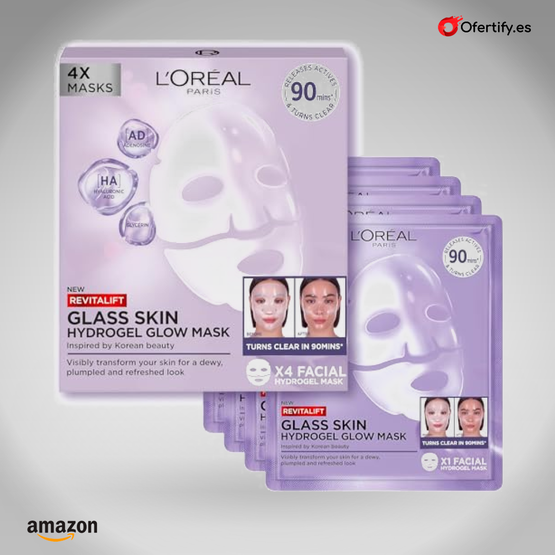 Mascarillas de hidrogel que hidratan intensamente y aportan luminosidad para una piel efecto cristal. | Ofertify
