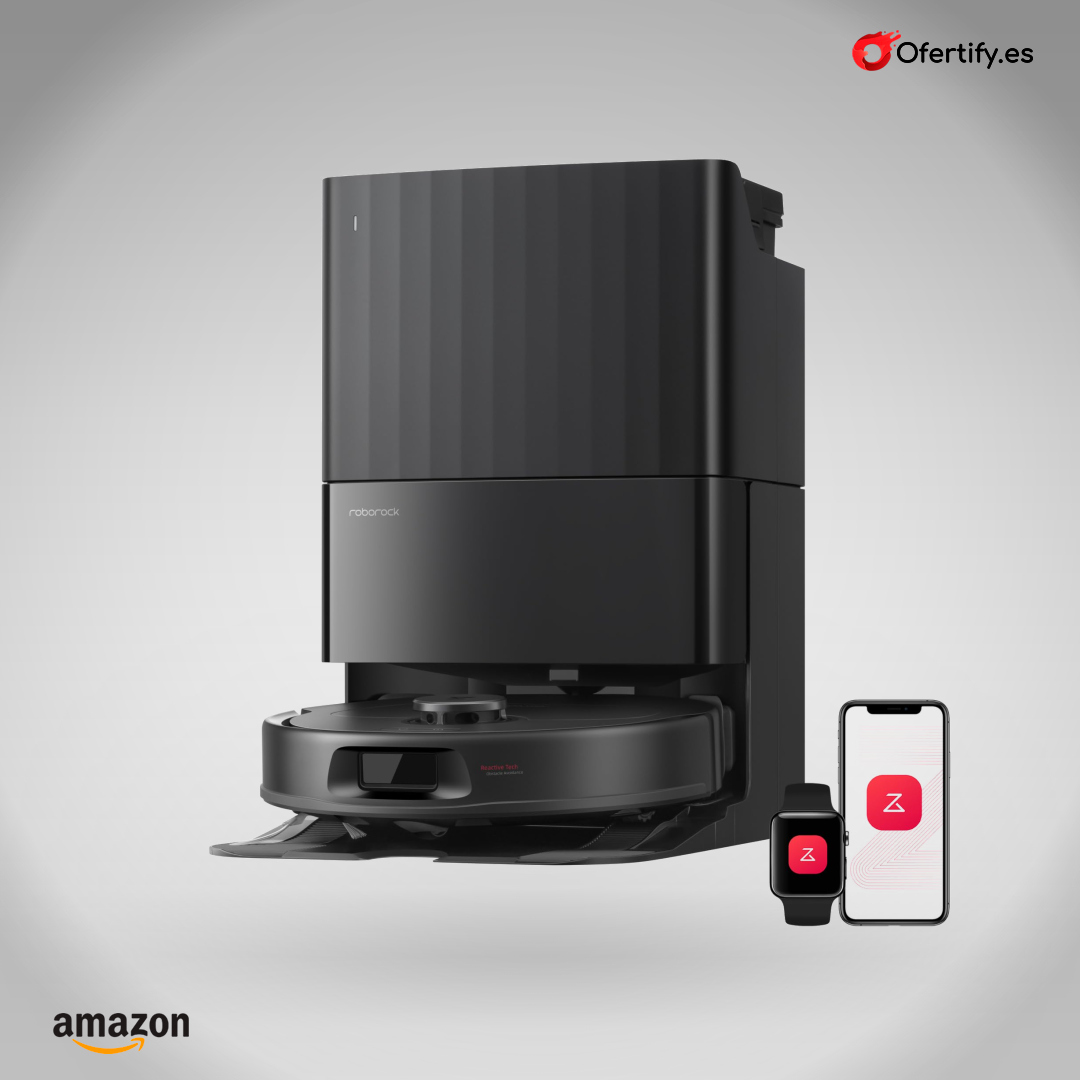Aspirador Roborock potente, antienredos, inteligente, con base integral y navegación avanzada. | Ofertify