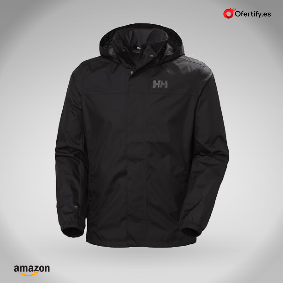 Chaqueta Helly Hansen Milford para hombre, negra, talla mediana, cómoda y resistente. | Ofertify